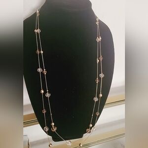 Natural Fresh Pearl Long Necklace.🌴